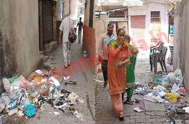 पंजाबः कूड़े के लगे ढेर से लोग हुए परेशान, देखें वीडियो