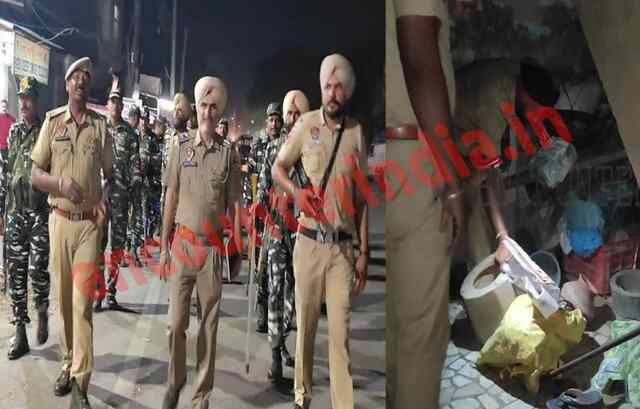 पंजाब : अचानक सड़कों पर उतरी पुलिस,  देखें वीडियो