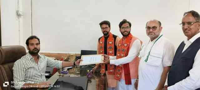 चैतन्य शर्मा ने नामांकन रैली में मिले अभूतपूर्व जनसमर्थन पर हुए भावुक, जताया आभार