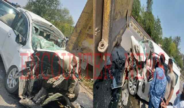 जालंधरः आप पार्टी के डॉक्टर विंग के जरनल सैकेटरी की सड़क हादसे में मौ+त, देखें वीडियो