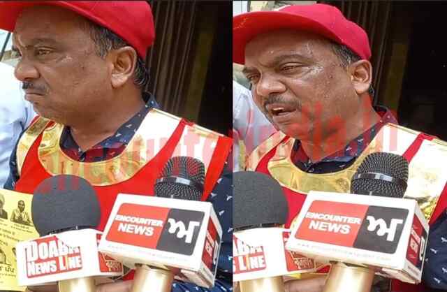 जालंधरः शक्तिमान की ड्रैस में मीडिया के सामने आया नीटू शटरां वाला, जानें क्यों जूतियां मारने की कही बात, देखें Live