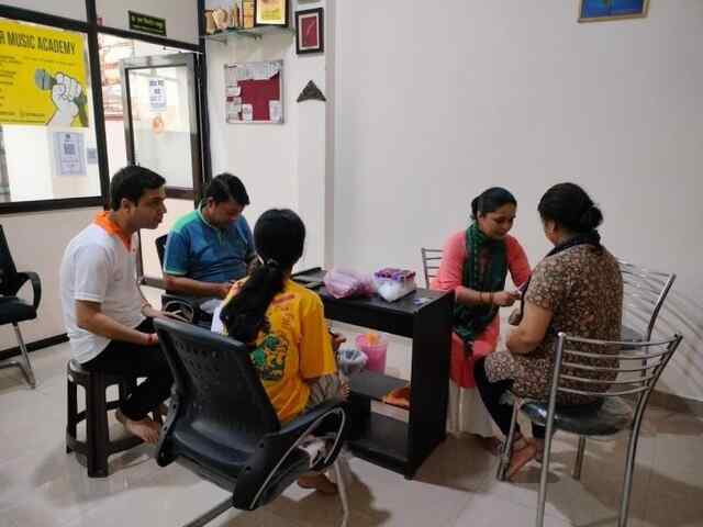 भारत विकास परिषद ने लगाया स्वास्थ्य जांच परीक्षण शिविर