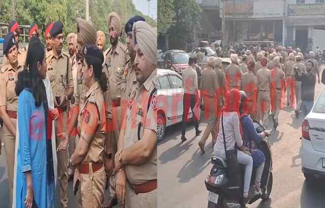 पंजाबः सड़कों पर उतरी पुलिस, जगह-जगह नाकेबंदी, 37 करोड़ की नगदी जब्त, देखें वीडियो 