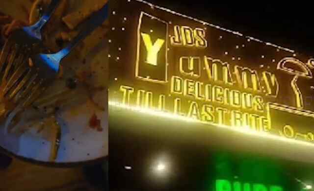 Jalandhar News: Yummy Delicious Till Last Bite के Chowmein (Noodle) में निकली सुंडी, देखे वीडियो