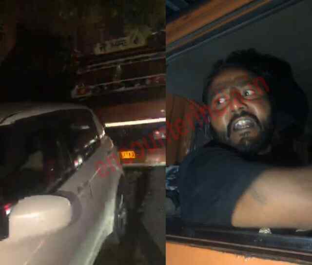 जालंधर : ट्रक और कार की टक्कर होने पर हुआ हंगामा, देखे Live