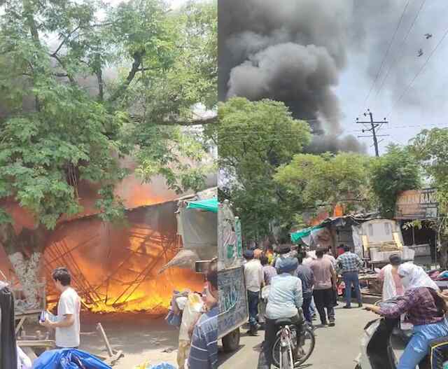 Punjab: Chotti Baradari में लगी आग, देखें Video