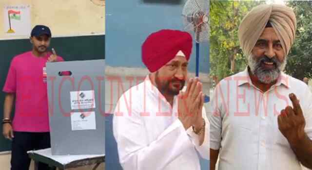 Jalandhar: हरभजन सिंह, परगट सिंह, चन्नी और संत सींचेवाल ने डाला वोट, देखें वीडियो
