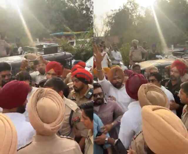Punjab : पुलिस अधिकारियों के साथ राजा वडिंग की हुई बहस, गर्माया माहौल, देखें वीडियो