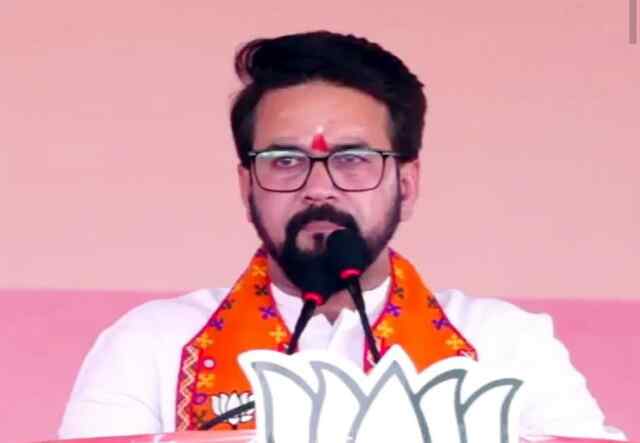 हमीरपुर सांसदीय क्षेत्र से अनुराग ठाकुर पांचवीं बार 182357 मतों से विजयी