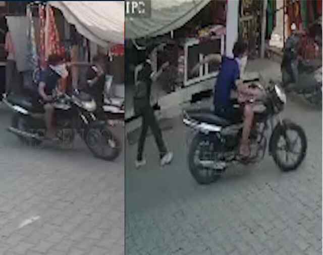 Punjab: सरेआम बाजार में पैदल जा रही महिला को स्नेचरों ने बनाया निशाना, देखें CCTV