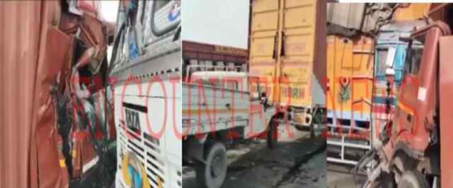 Punjab: Reliance Pump के पास 3 गाड़ियों की हुई टक्कर में चालक की मौत, देखें वीडियो 