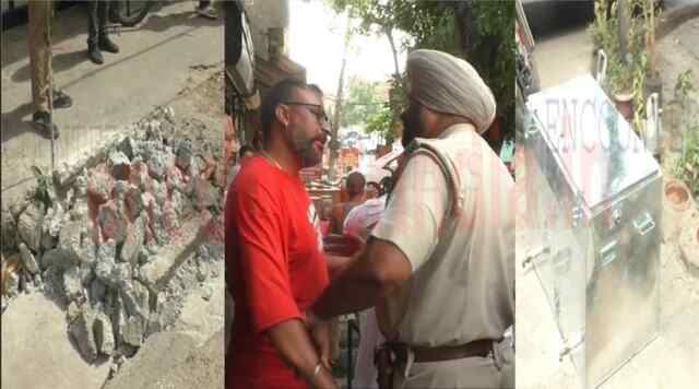 पंजाबः पानी वाली टंकी को लेकर हुआ हंगामा, मौके पर पहुंची पुलिस, देखें वीडियो 