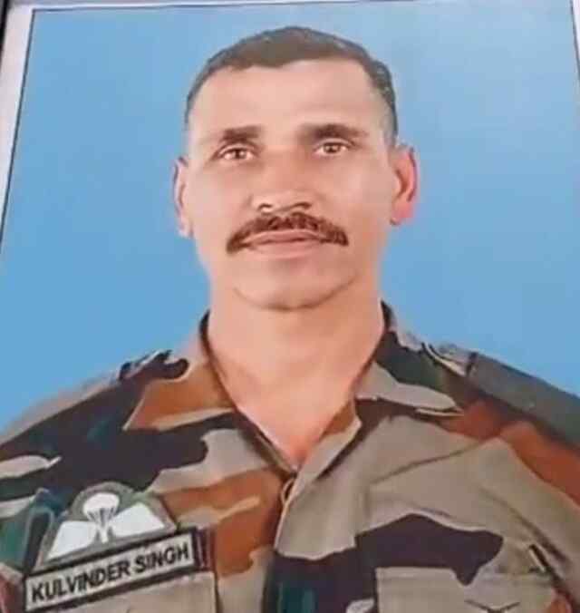 पंडोगा के सैनिक कुलविंदर सिंह का राजकीय सम्मान के साथ अंतिम संस्कार