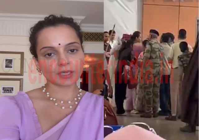 थप्पड़ लगने के बाद Live हुई कंगना रनौत का आया बयान, देखें वीडियो