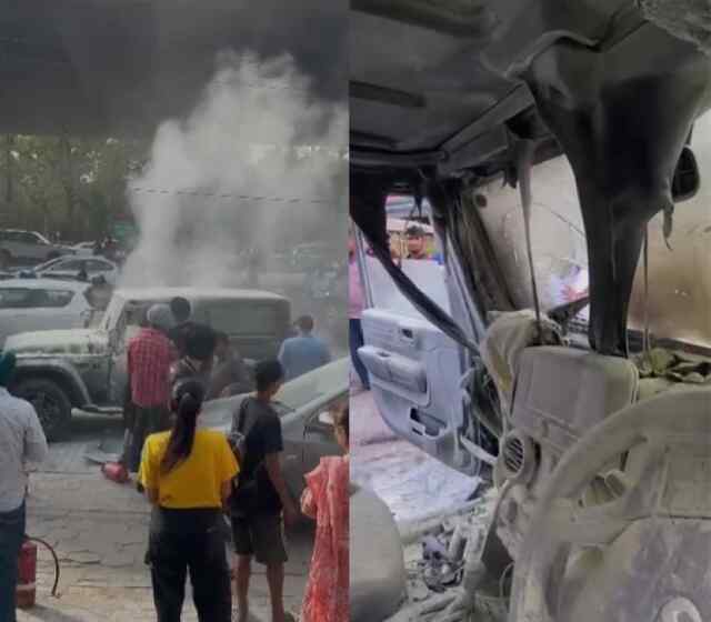Ludhiana: गर्मी के आगे टिक ना सकी Thar, गाड़ी से निकला धुआं, मचा हड़कंप, देखें Video