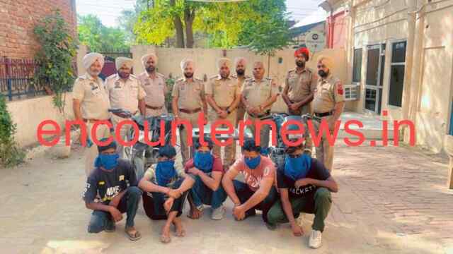 Jalandhar: हाईवे पर लोगों से लूटपाट करने वाले गिरोह के पांच सदस्य गिरफ्तार