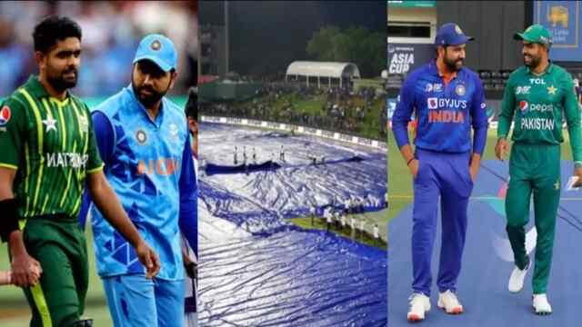 बारिश ने IND vs PAK Match का मजा किया किरकिरा, फैंस हुए मायूस