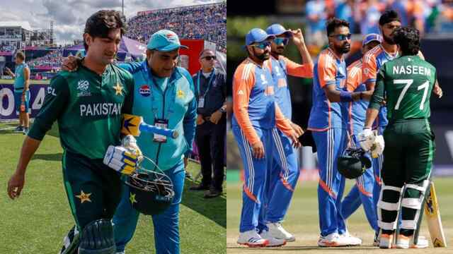 भारत-पाकिस्तान मैच के दौरान मैदान पर ही रोने लगा यह खिलाड़ी, देखें वीडियो