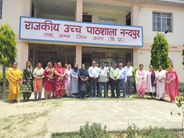 नंदपुर:पुरानी एसएमसी को भंग कर नई कमेटी गठित