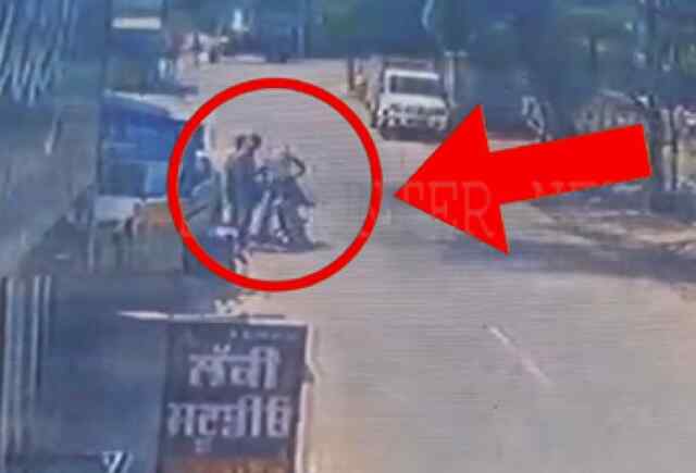 Punjab and Sindh Bank में 15 लाख की लूट की CCTV फुटेज आई सामने
