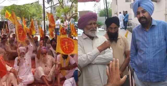 Punjab : SDM कार्यालय के बाहर किसानों का धरना, देखें वीडियो