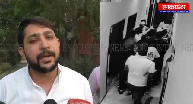 Ludhiana : Hotel में घुसकर पार्टनर ने की जमकर धुनाई, देखे वीडियो