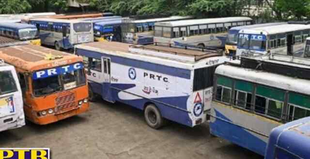 Jalandhar: PUNBUS और PRTC वर्करों ने खोला मोर्चा