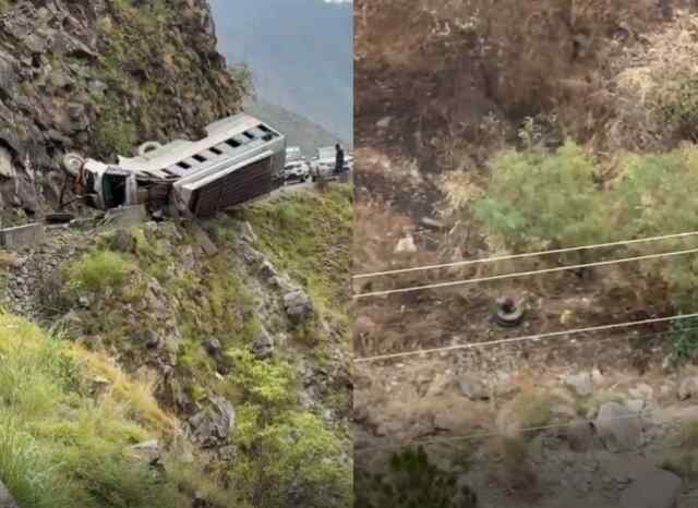 दर्दनाक हादसा : Bus हुई हादसे का शिकार, 4 की मौ’त, 3 गंभीर घायल, देखें वीडियो