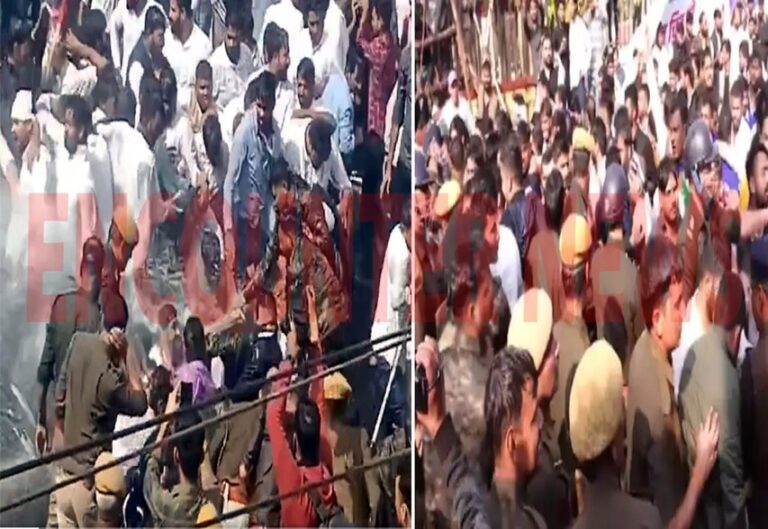 यूथ कांग्रेस के प्रदर्शन में पुलिस ने किया लाठीचार्ज, छोड़ी पानी की बौछारें