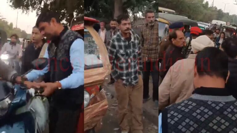 Jalandhar News: थाने के कुछ मीटर दूरी पर हुआ हादसा, ई-रिक्शा चालक ने दंपति पर छिड़का पेट्रोल, लोगों ने किया काबू, देखें वीडियो