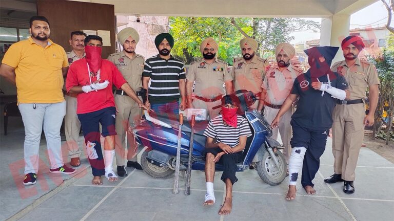 Jalandhar News: लूटपाट मामले में हथियारों सहित 4 आरोपी गिरफ्तार, देखें वीडियो