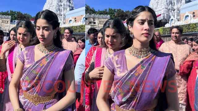 Peddy सफल होने की खुशी में Tirupati मंदिर पहुंची Janhvi Kapoor, वायरल हुआ वीडियो