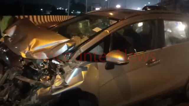 Punjab News : Flyover के बीच खड़ी HRTC बस के कारण हुआ हादसा, 3 वाहन आपस में भिड़े, देखें वीडियो