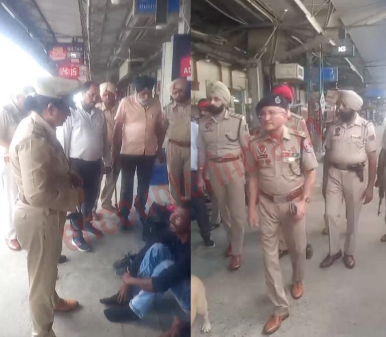 Jalandhar: Action में आए Joint CP Sandeep Sharma, डॉग स्क्वॉड टीम के साथ रेलवे स्टेशन में की चैकिंग, देखें वीडियो