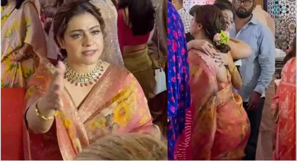 Kajol के साथ दुर्गा पंडाल में हुआ ‘ओह नो’ मोमेंट, VIDEO में भड़कती नजर आईं एक्ट्रेस