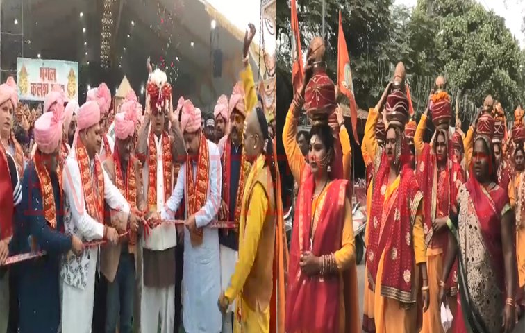 Jalandhar News: शहर में निकाली गई मंगल कलश यात्रा, देखें वीडियो