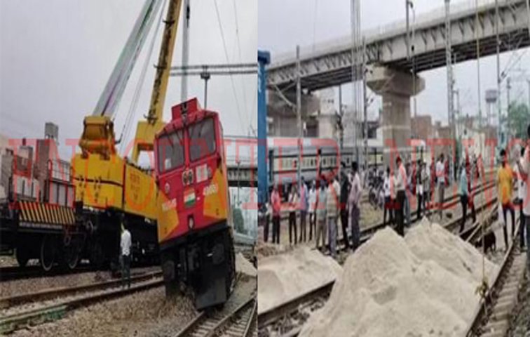 फिर हुआ Train हादसाः अब इस जगह पटरी से उतरा डिब्बा