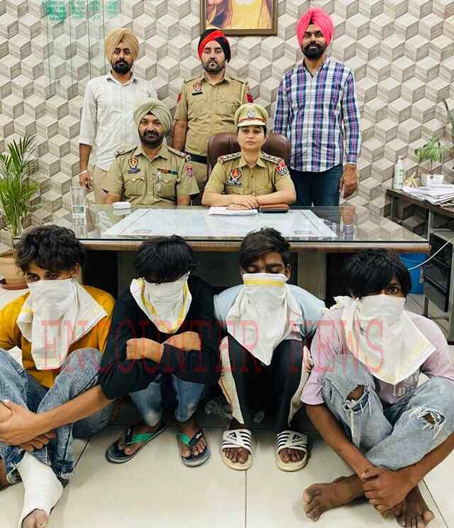 Punjab: चोरी की वारदातों को अंजाम देने के मामले में 4 गिरफ्तार