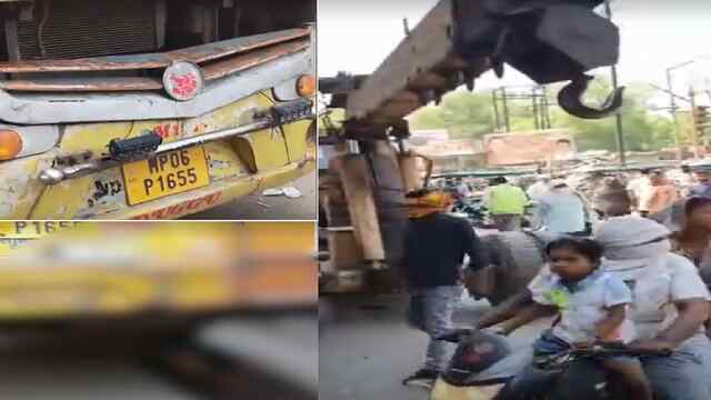 सड़क पार कर रही महिला को Bus ने कुचला, Tyre के नीचे बुरी तरह फंसा शव
