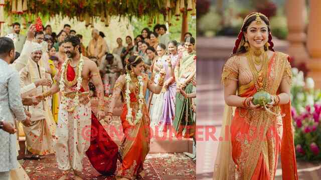 शादी के बंधन में बंधे Rashmika Mandanna और Virosh, फैंस के साथ शेयर की Dreamy Wedding की खास तस्वीरें