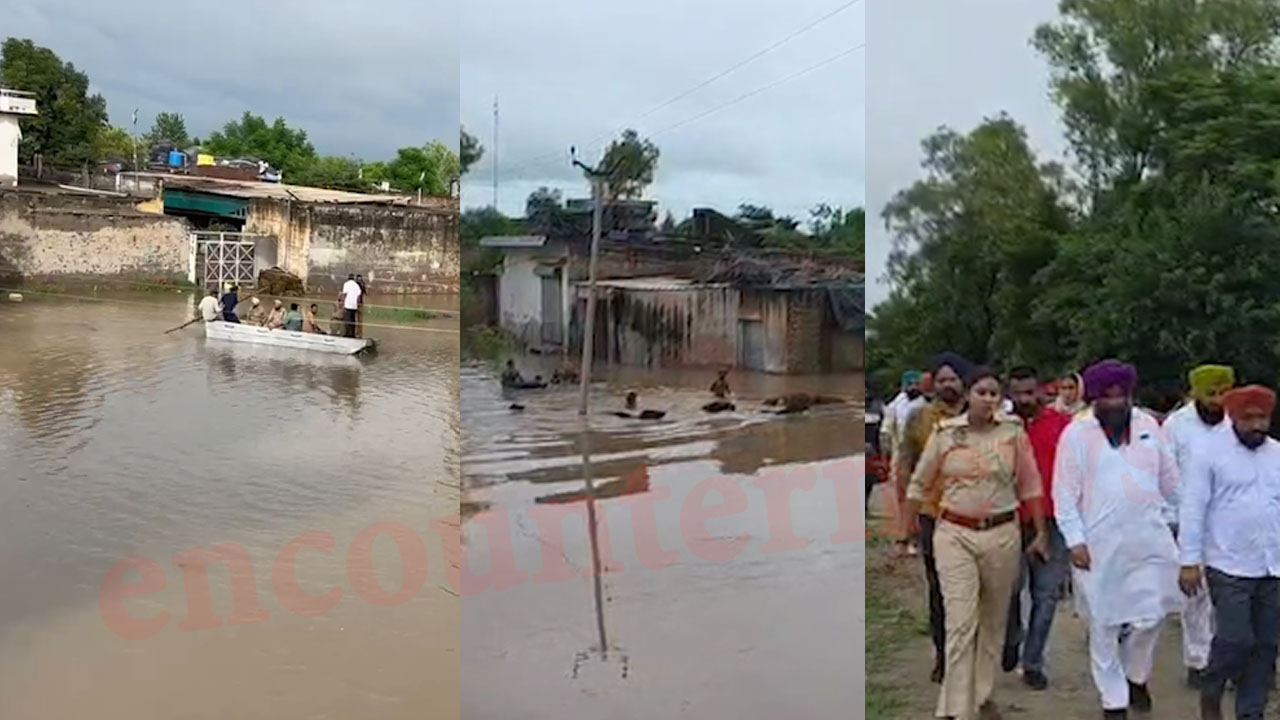 Punjab News: इस इलाके में बनें बाढ़ के हालात, लोगों के घरों में घुसा पानी, देखें वीडियो
