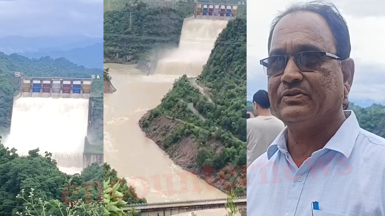 Punjab News: Ranjit Sagar Dam का जलस्तर फिर बढ़ा, सभी Spillway Gates खोले, देखें वीडियो