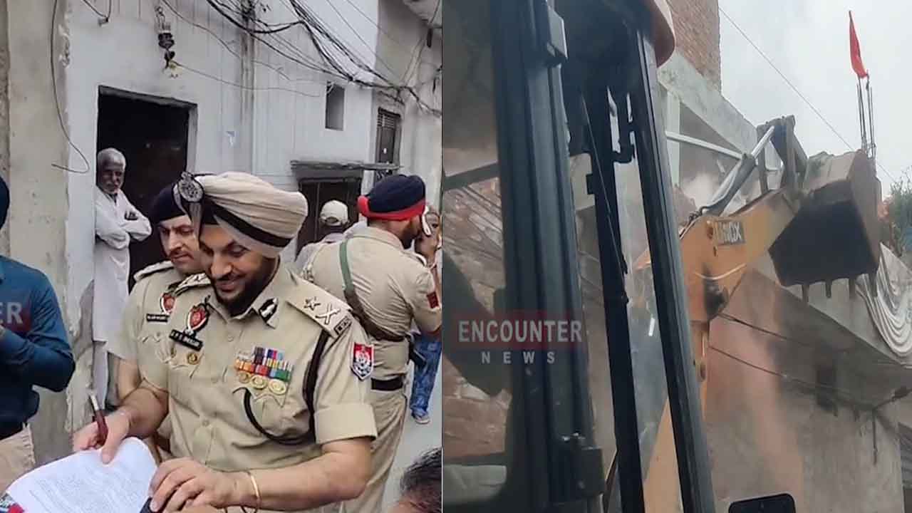 Punjab News: नशा तस्कर के घर पर पुलिस ने चलाया पीला पंजा, देखें वीडियो