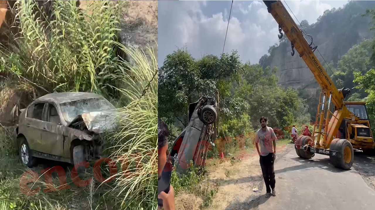 Haryana News: टला बड़ा हादसा, बाल-बाल बचा कार चालक, देखें वीडियो