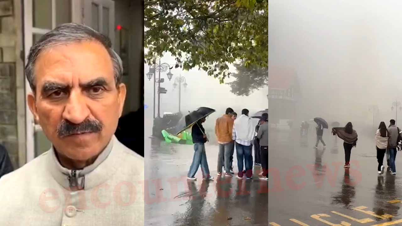 बारिश के बाद बर्फबारी से हुई बडंक, CM ने जलवायु परिवर्तन पर ज़ाहिर की चिंता, देखें वीडियो