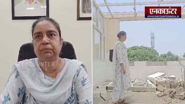 Phagwara News: Civil Hospital में जच्चा-बच्चा वार्ड की गिरी दीवार, देखें वीडियो