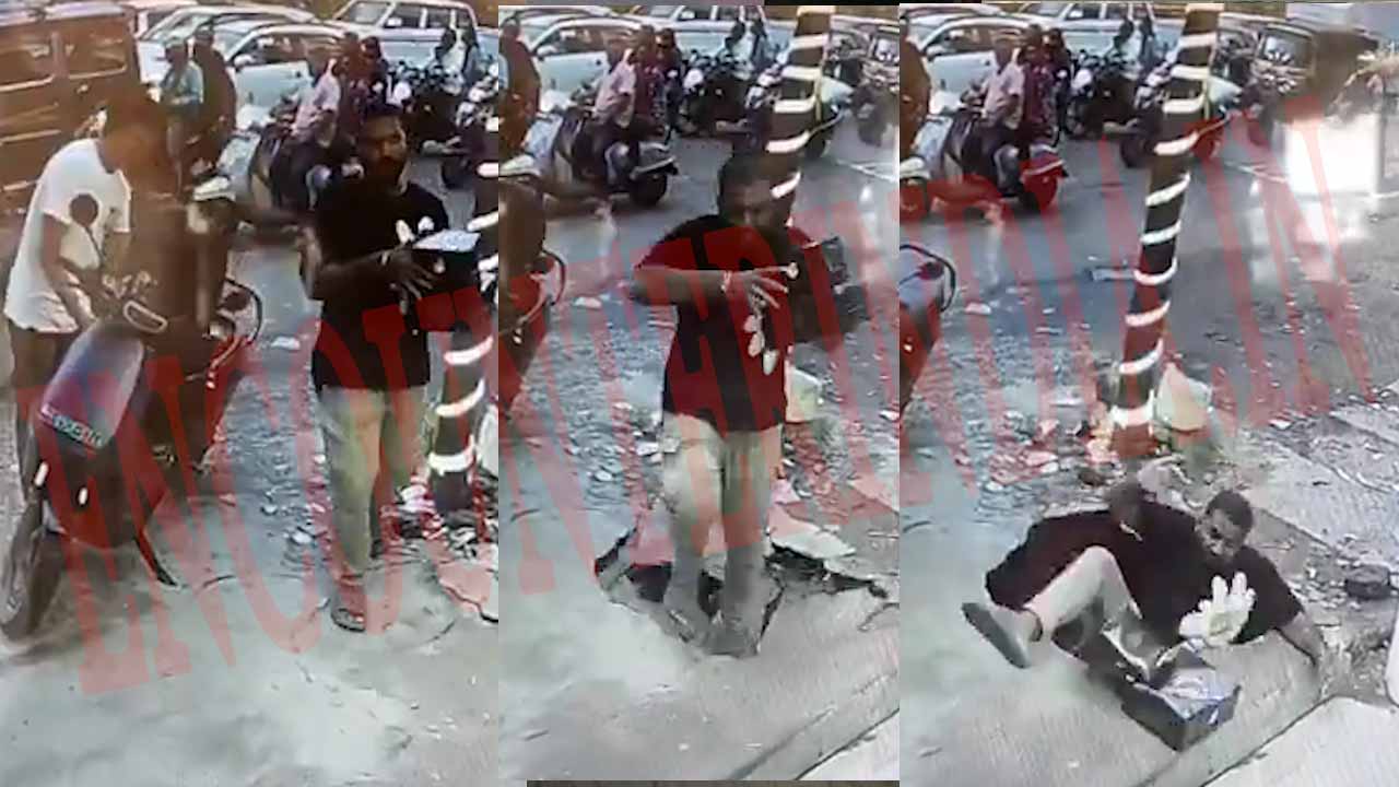व्यक्ति के साथ हुई दिल दहलाने वाली घटना, देखें CCTV