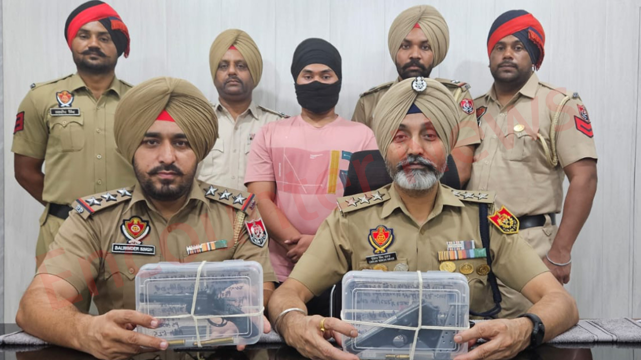 Jalandhar News: पिस्टल और देसी कट्टे सहित 1 गिरफ्तार, देखें वीडियो