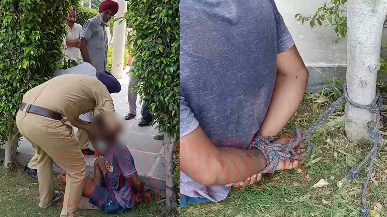 Punjab News: चोरी करने आया चोर, मोहल्ला निवासियों के चढ़ा हत्थे, देखें वीडियो