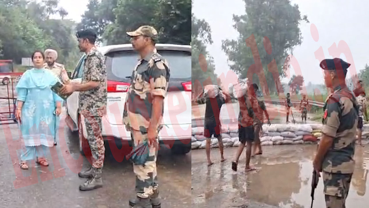 Punjab News: सतलुज के पानी से घिरी BSF की चौकियां, देखें वीडियो